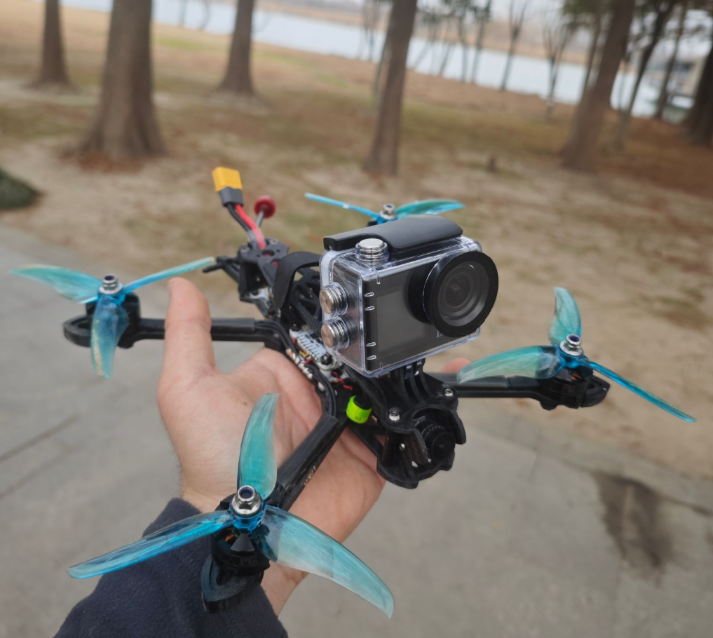 5-inch drone used for TX/RX testing