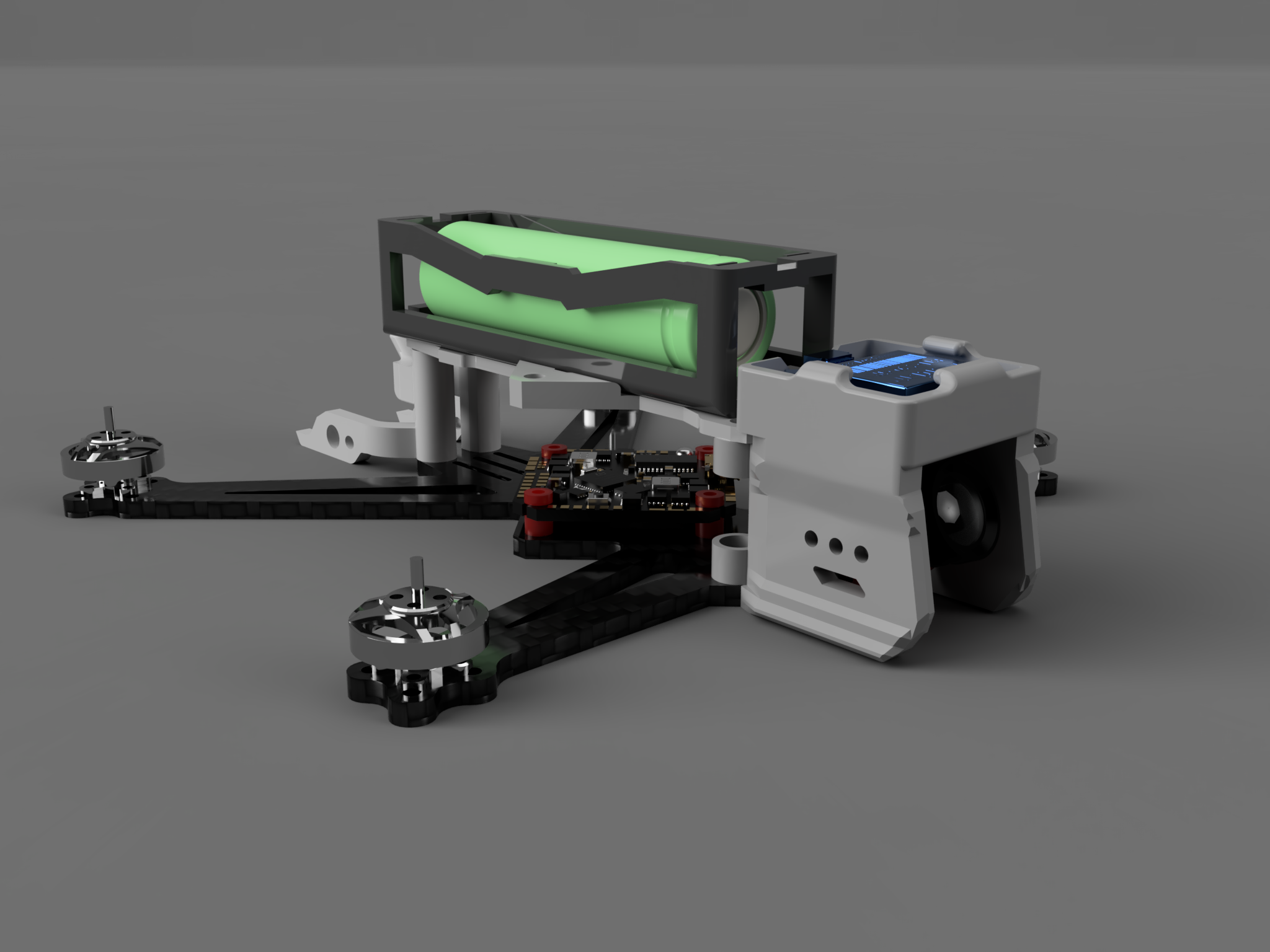 Long Range FPV Drone (CAD render)