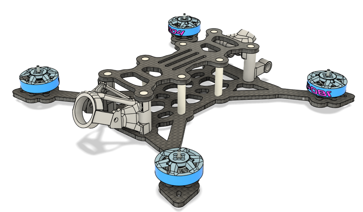 Manual Racing FPV Drone (CAD)